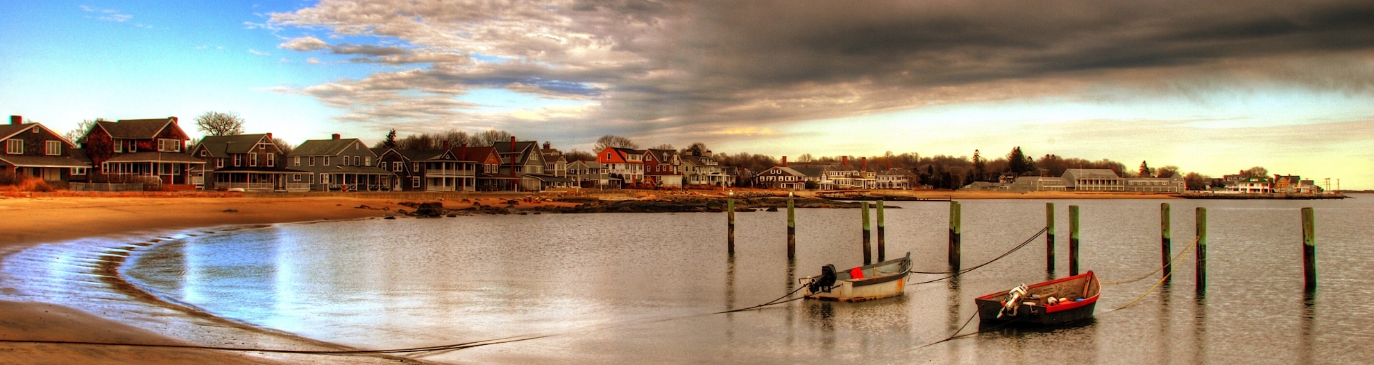 Boats on Madison Beach, Connecticut